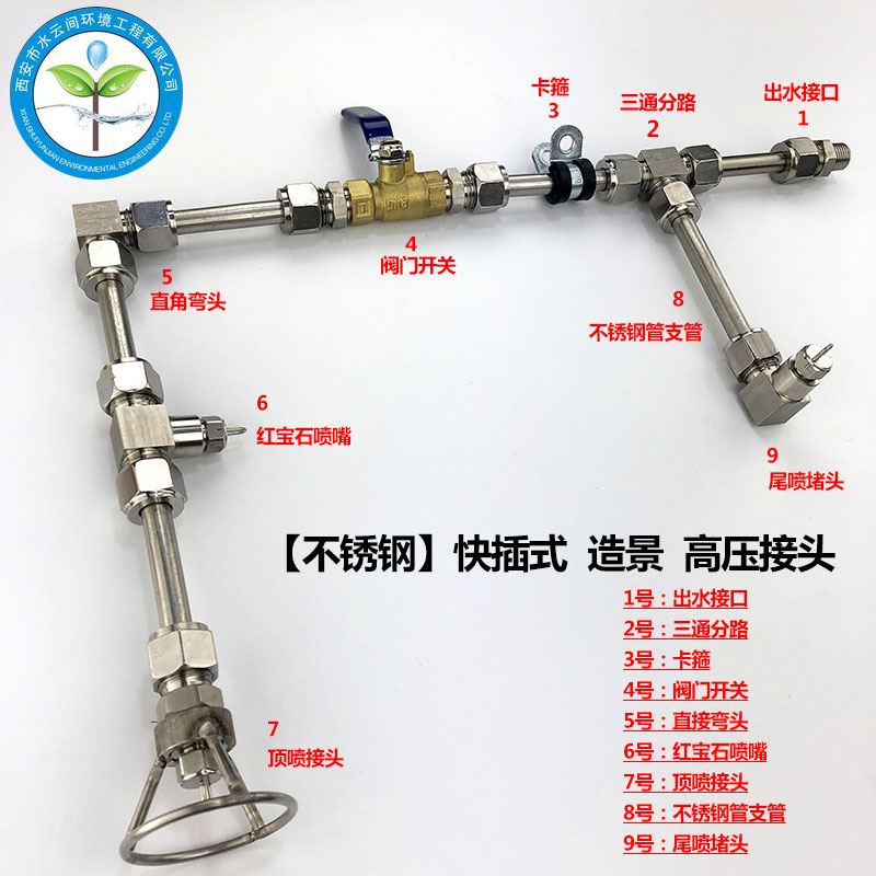 人造霧霧化噴頭