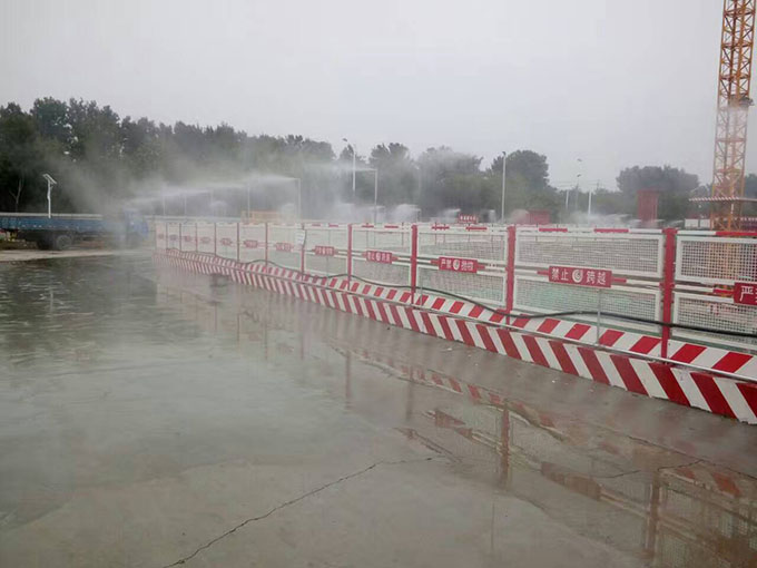 工地施工圍擋噴霧降塵選用那種設備好？